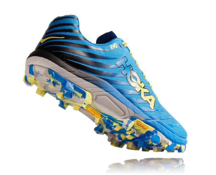 Hoka One One Trailove Tenisky Panske Modre - EVO Jawz - 54369-MGLZ